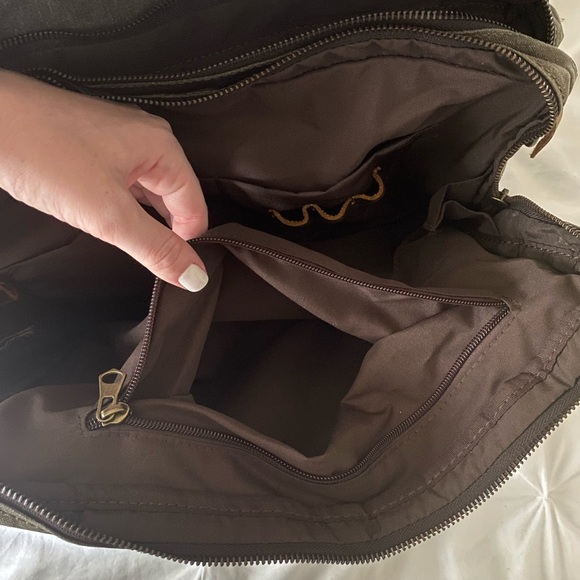 Handmade NYC custom canvas messenger bag - Picture 3 of 11